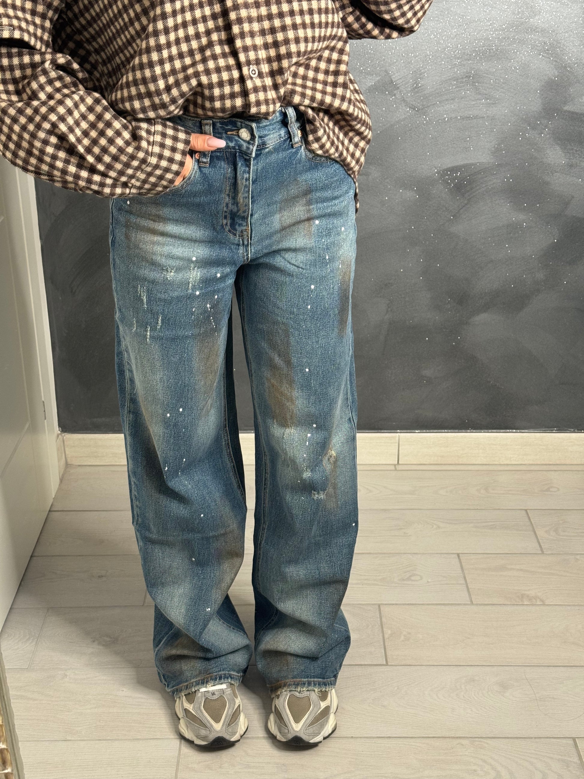 Jeans Paint Effect - FIT-CHECK