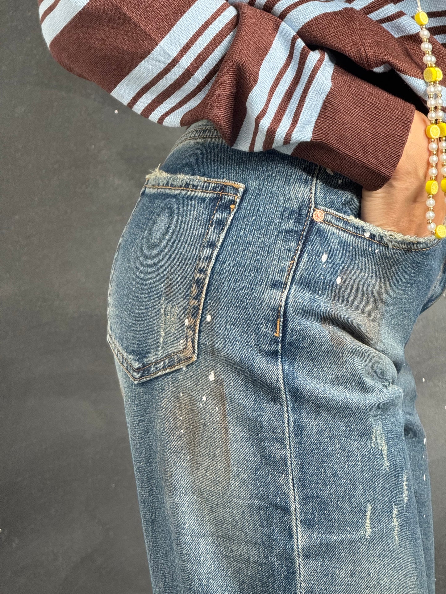 Jeans Paint Effect - FIT-CHECK