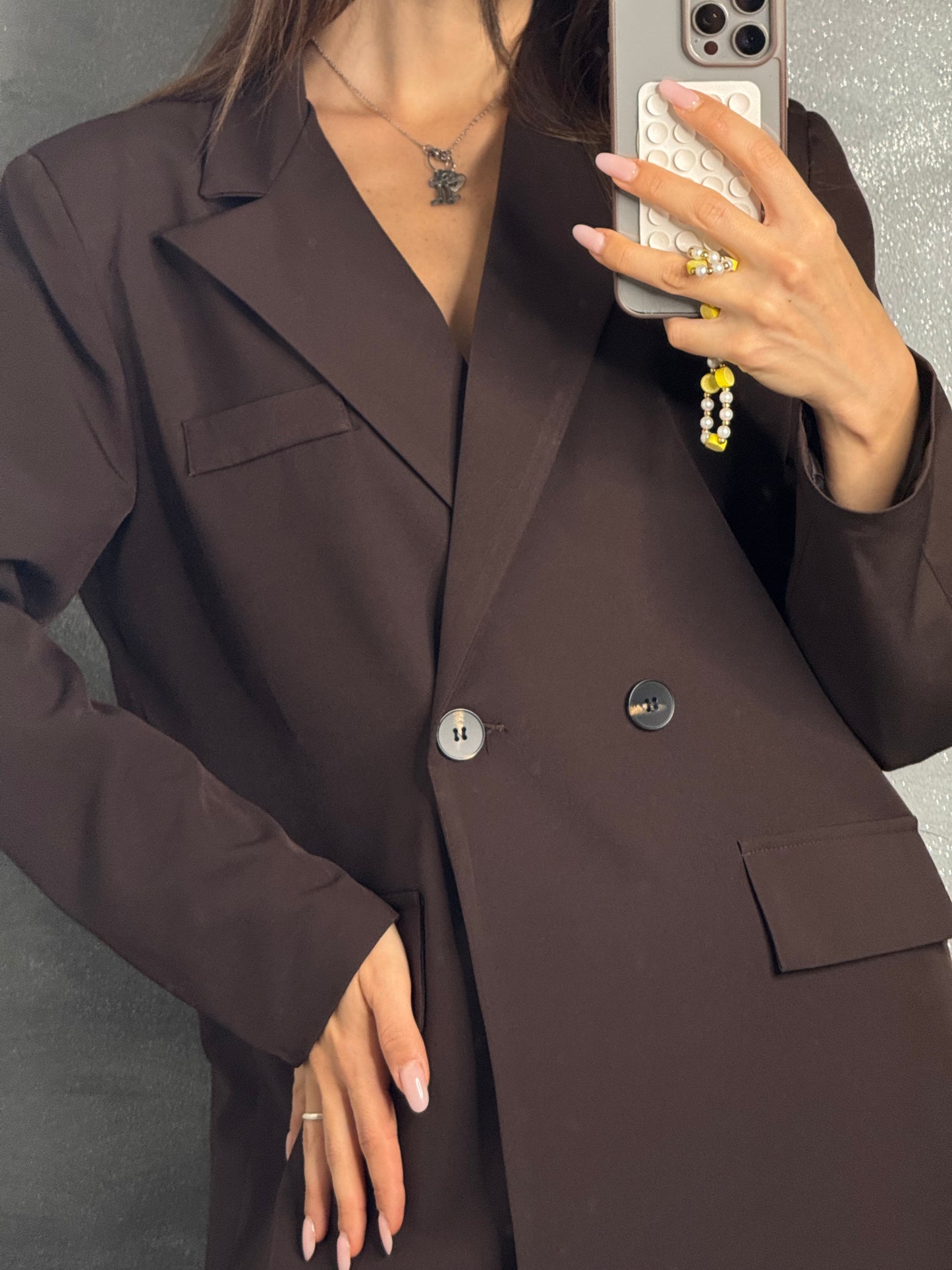 Blazer Caffe' Chic - FIT-CHECK