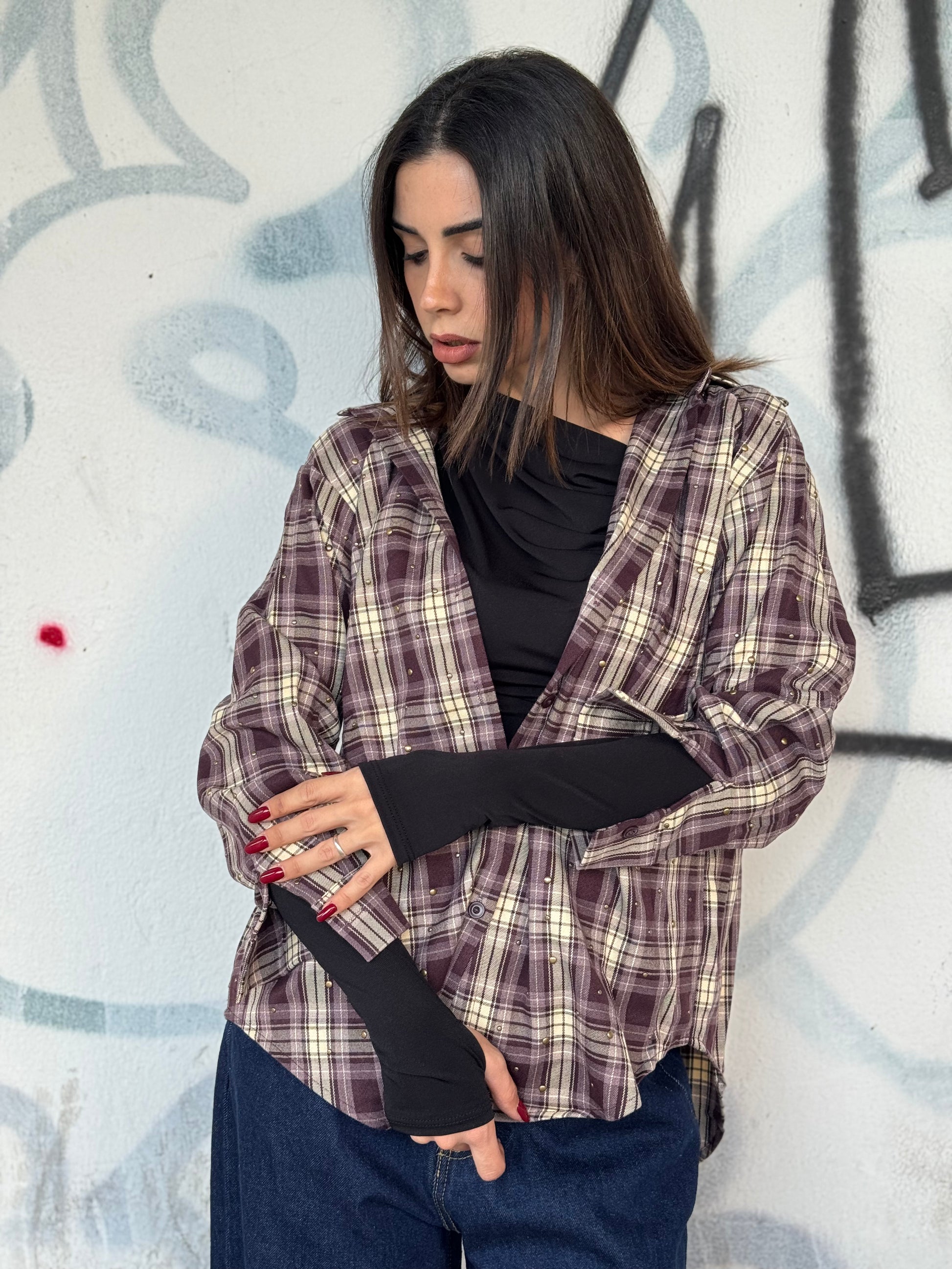 Camicia Oversize Wild Check - FIT-CHECK