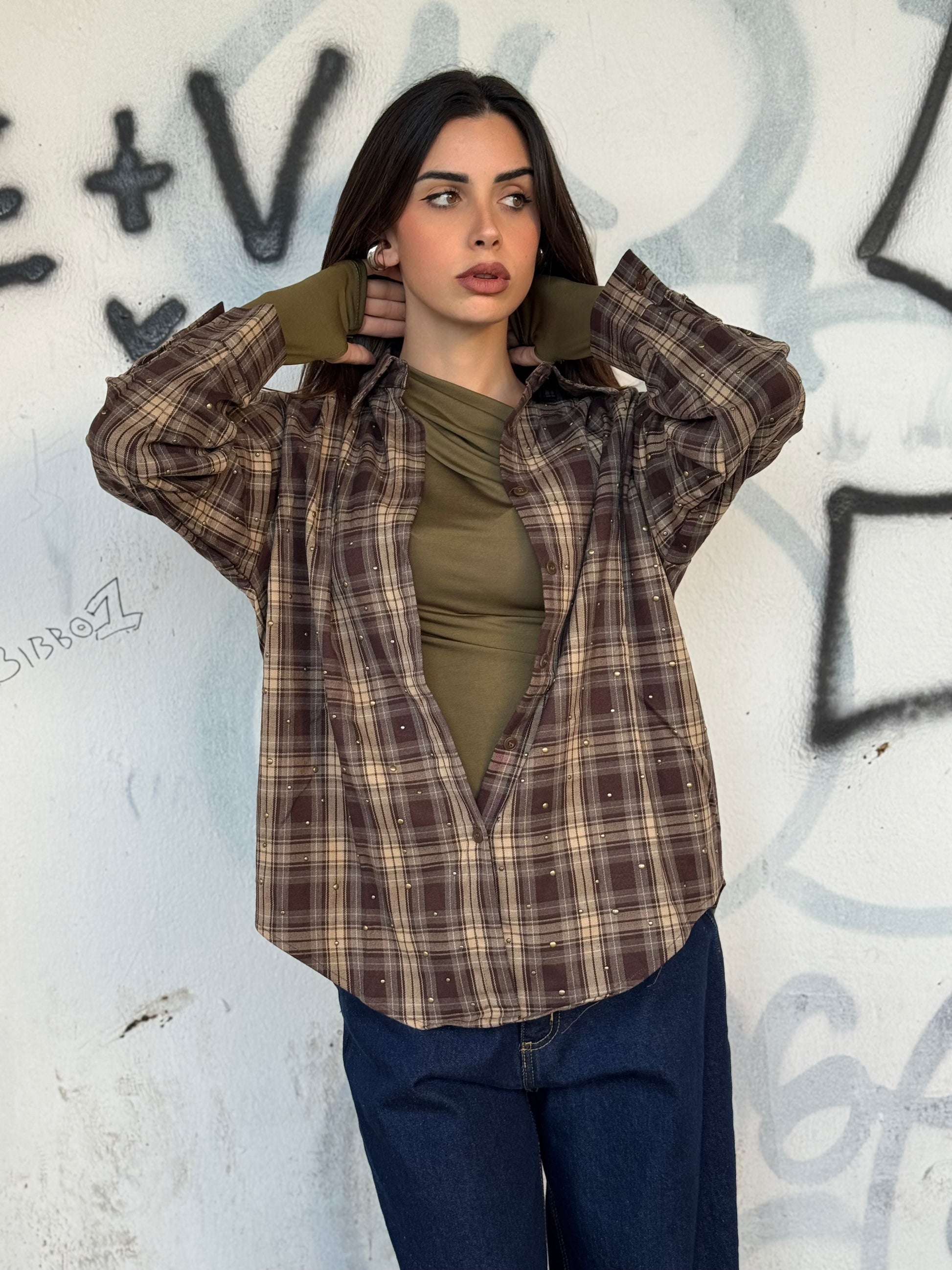 Camicia Oversize Wild Check - FIT-CHECK