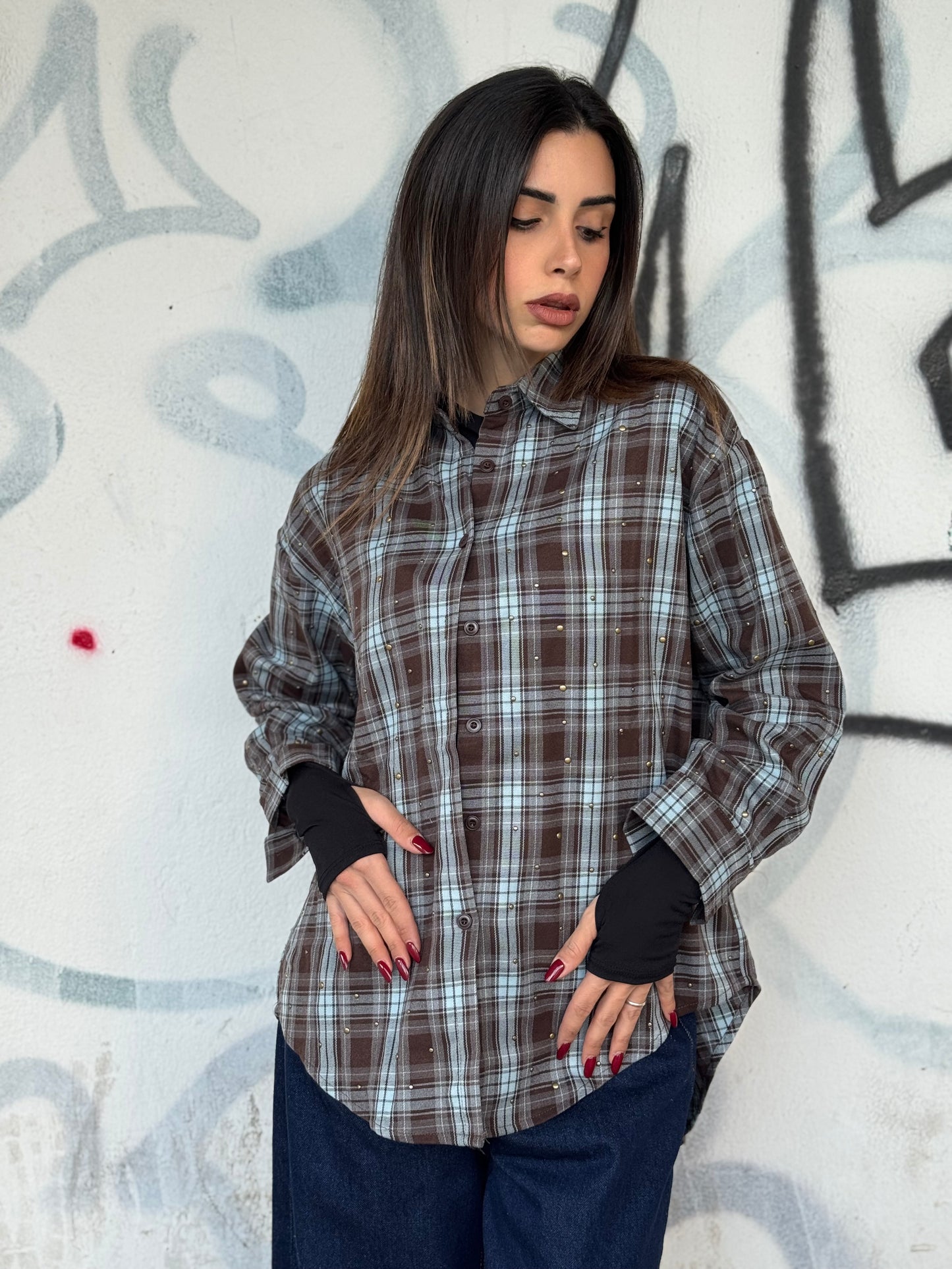 Camicia Oversize Wild Check - FIT-CHECK